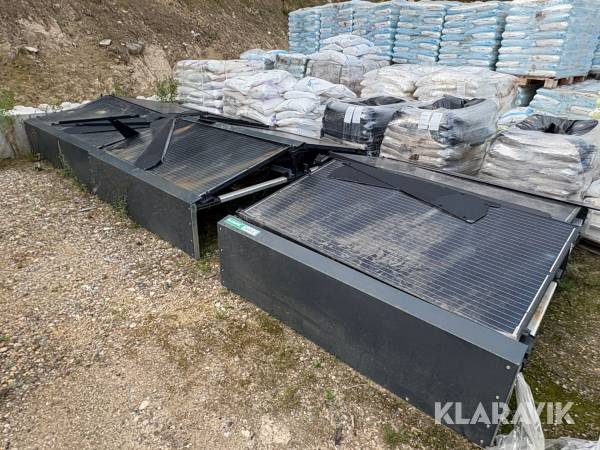 Robotgarager med solceller - 3 styk