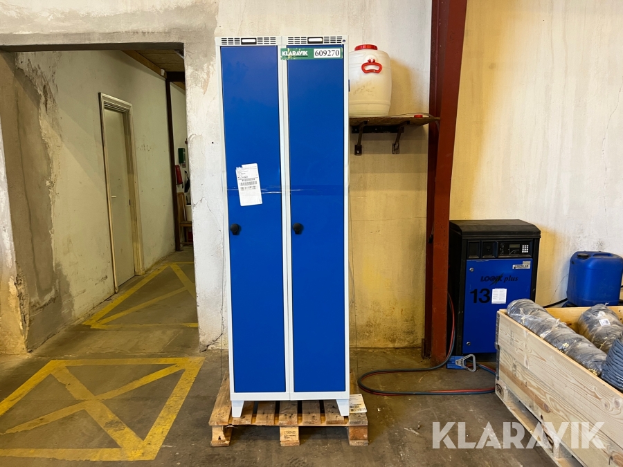 Omklædningsskab Blika G21 1860x600x550 mm.