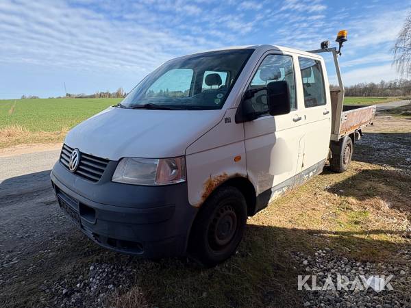 Varebil Volkswagen Transporter 1.9 TDI dobbelt kabine, 6 personer