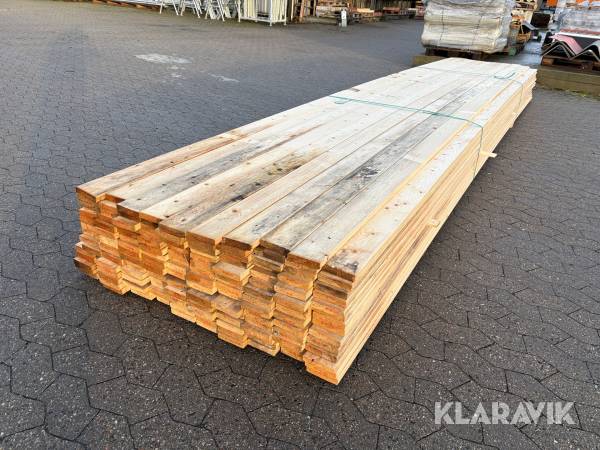 Høvlet forskalling 22x95 cirka 149 styk