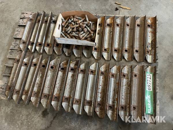 Majs snitteknive til Claas Jaguar 950