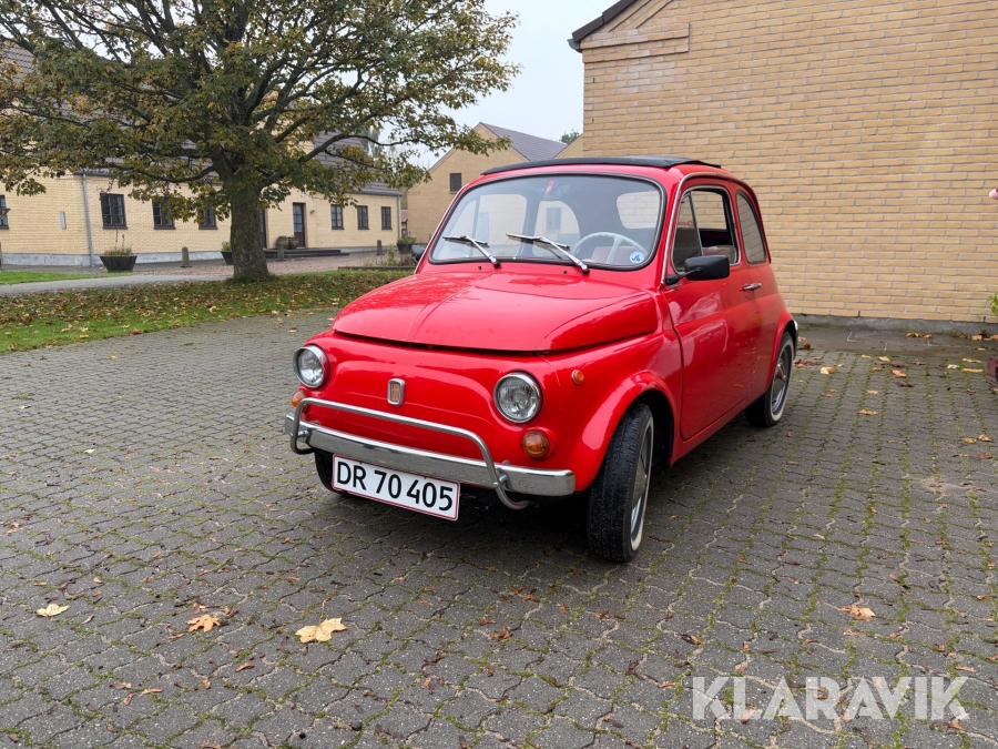 Veteranbil Fiat 500L med foldetag