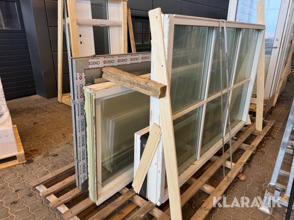 Døre og vinduer 4 styk