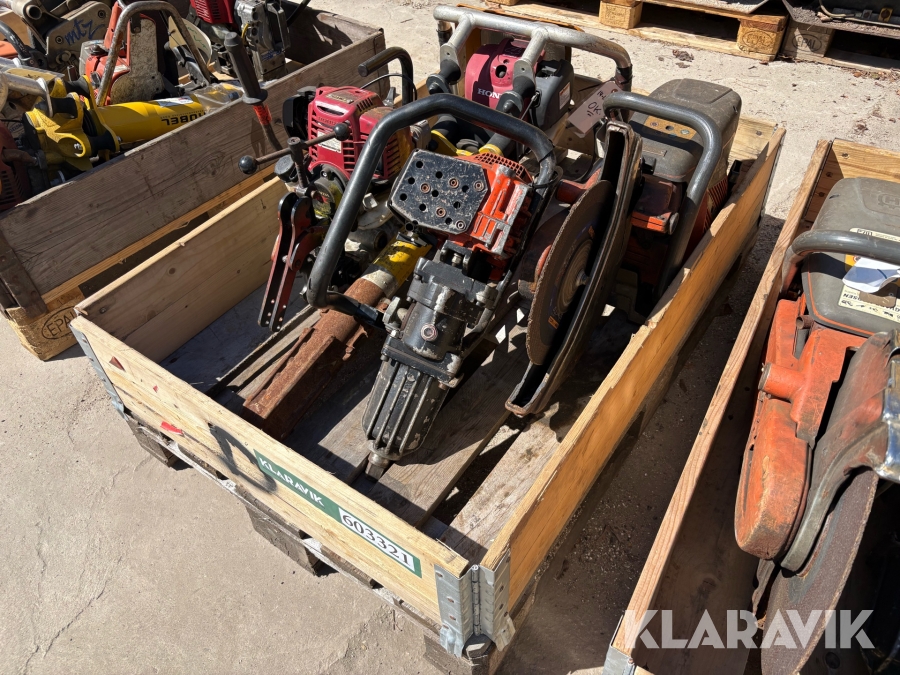 Lot Svingstopper, Kapsav, Skinneskruemaskine, Skinneboremaskine ,