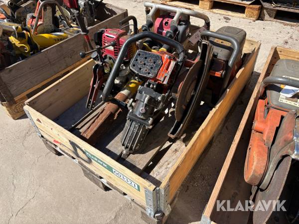 Lot Svingstopper, Kapsav, Skinneskruemaskine, Skinneboremaskine ,