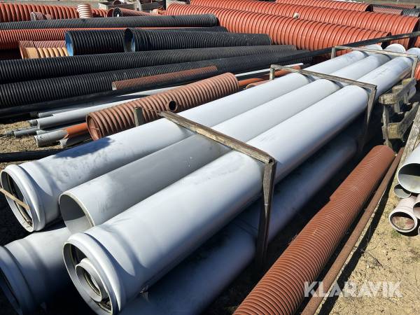 Kloakrør forskellige størrelser 29 styk