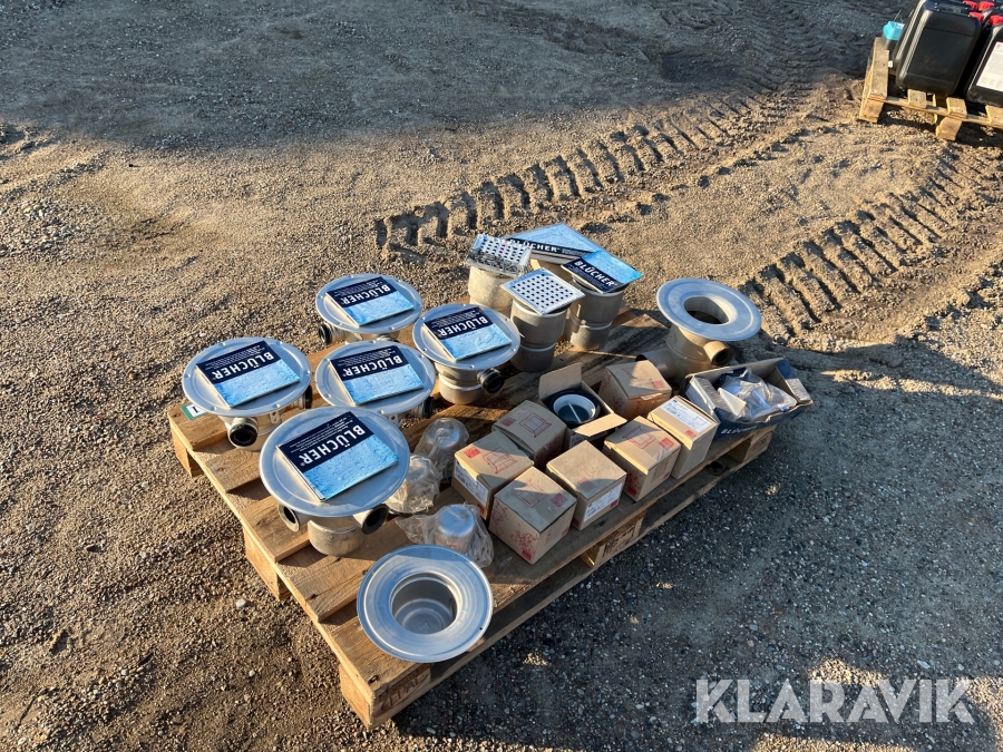 Gulvafløb rustfri stål Blücher