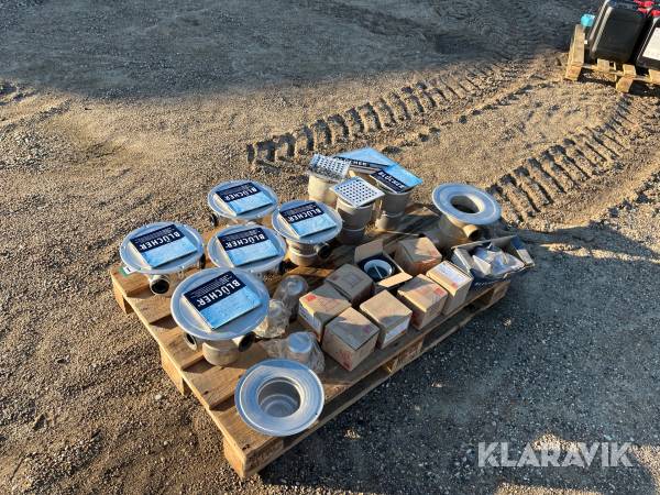 Gulvafløb rustfri stål Blücher