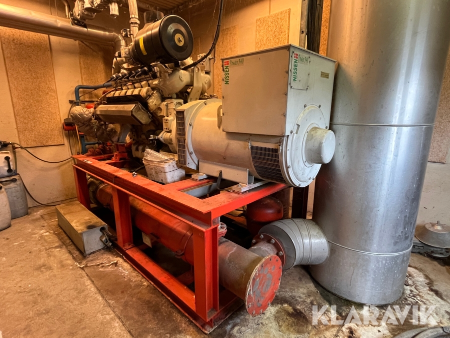Generator Nissen/MAN E2842LE312 Biogas/diesel