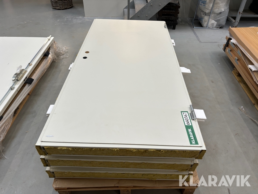 Branddør inklusiv karm ROBUST Novoferm - 3 styk ROBUST Novof