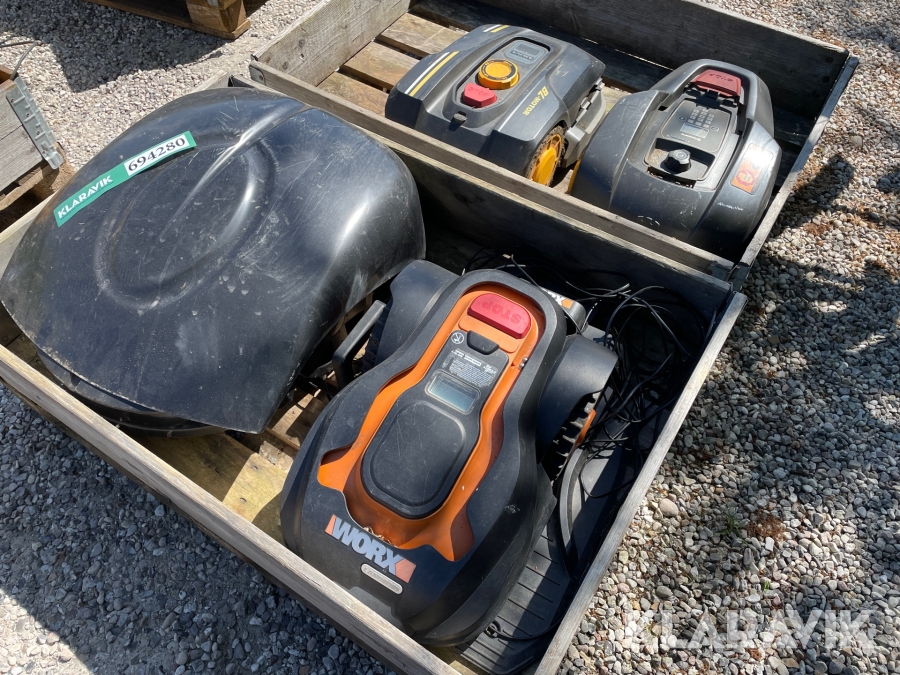 Robotplæneklipper 4 stk