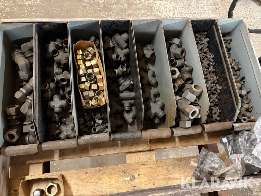 Hydraulik fittings assorteret