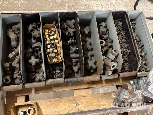 Hydraulik fittings assorteret