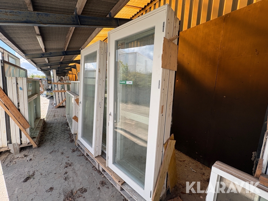 Døre og vinduer Velfac - 3 styk