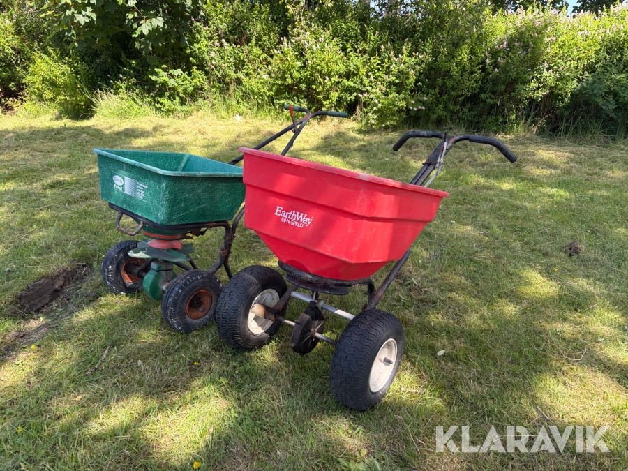 Spreder Scotts ProTurf og EarthWay Ev-N-Spred 2 styk