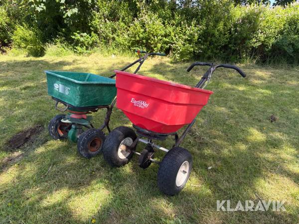 Spreder Scotts ProTurf og EarthWay Ev-N-Spred 2 styk
