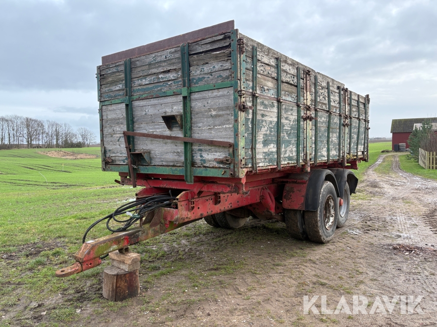 Overskåret lastbilsvogn