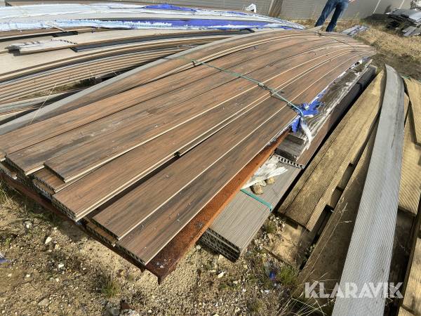 Kompositterrassebrædder Kirkedal brun 54 Styk 2. sortering
