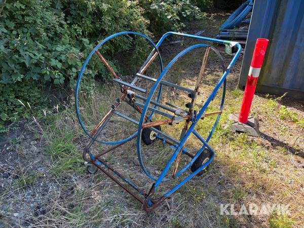 Rørafruller vogn til gulvvarmeslanger