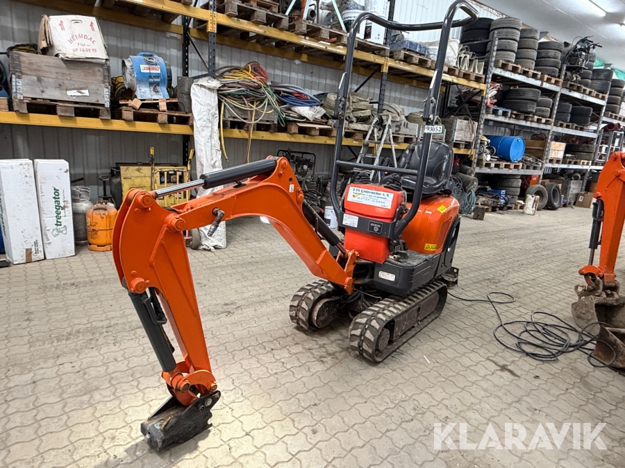 Gravemaskine Kubota K008-3 - 1 tons minigraver