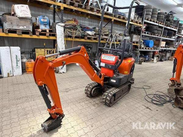 Gravemaskine Kubota K008-3 - 1 tons minigraver