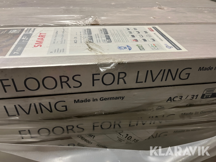 Laminatgulv Kronotex Smart V4, Odense, Klaravik auktioner