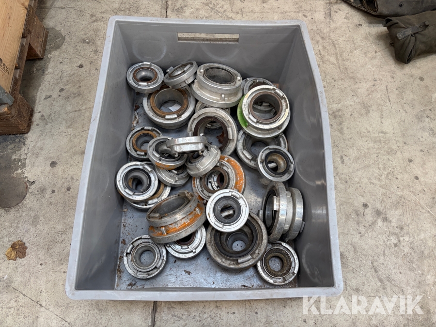 Slangekoblinger diverse samlet lot