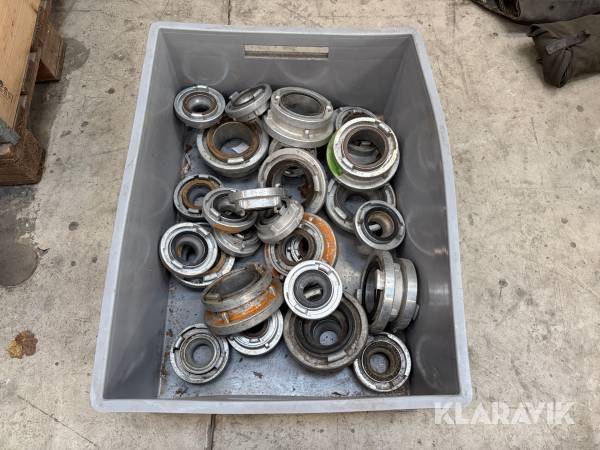 Slangekoblinger diverse samlet lot