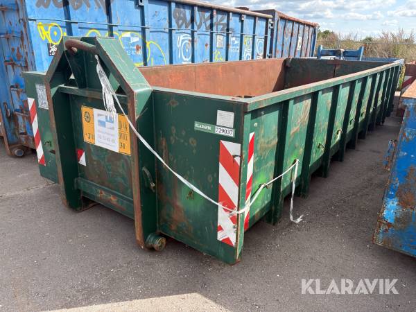 Åben container Skibby Jensen Smedie 14 lad