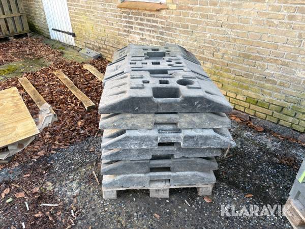 Skiltefødder Unikompak 18 styk