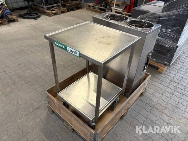 Tallerkenholder og rullevogn