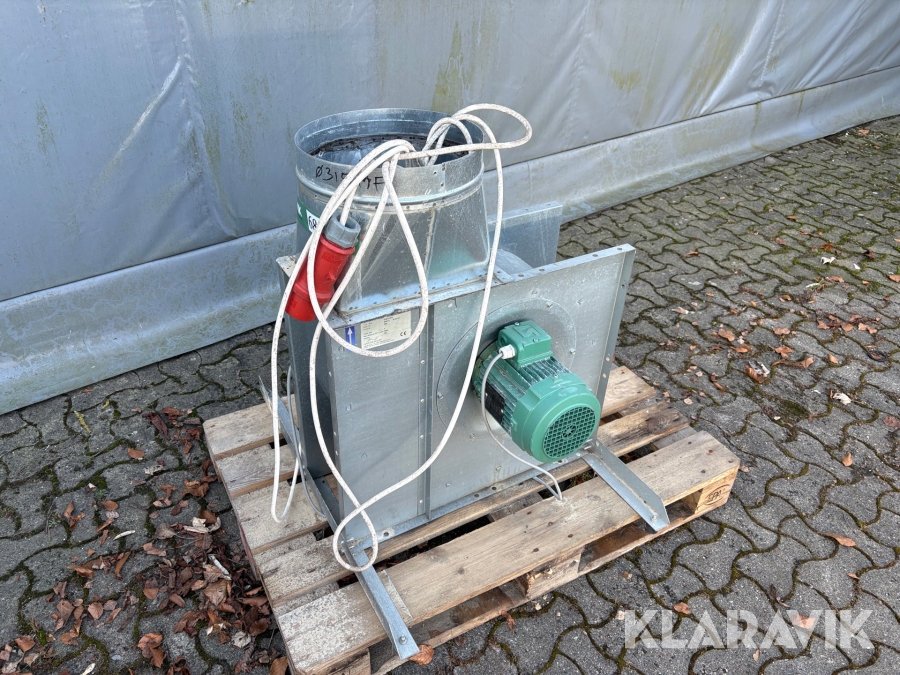 Centrifugalventilator (radialventilator) Novenco CNA-315/D